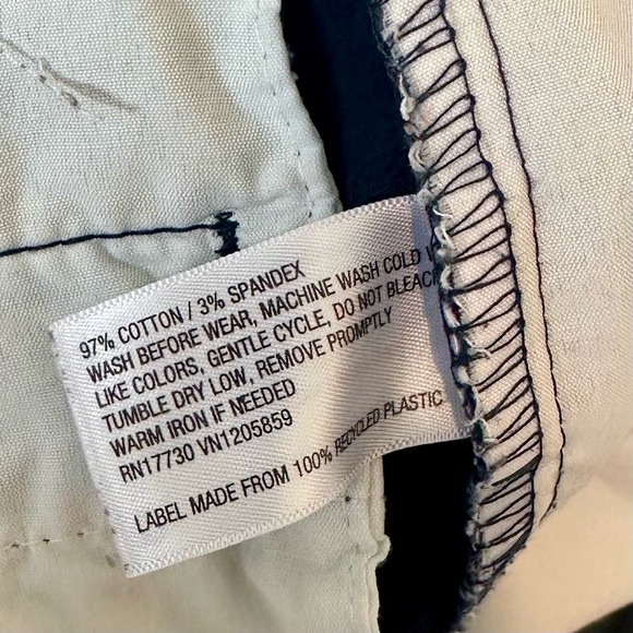 Cat & Jack Men's Dark Blue Flat Front Shorts - Size: 14 - Picture 3 of 5